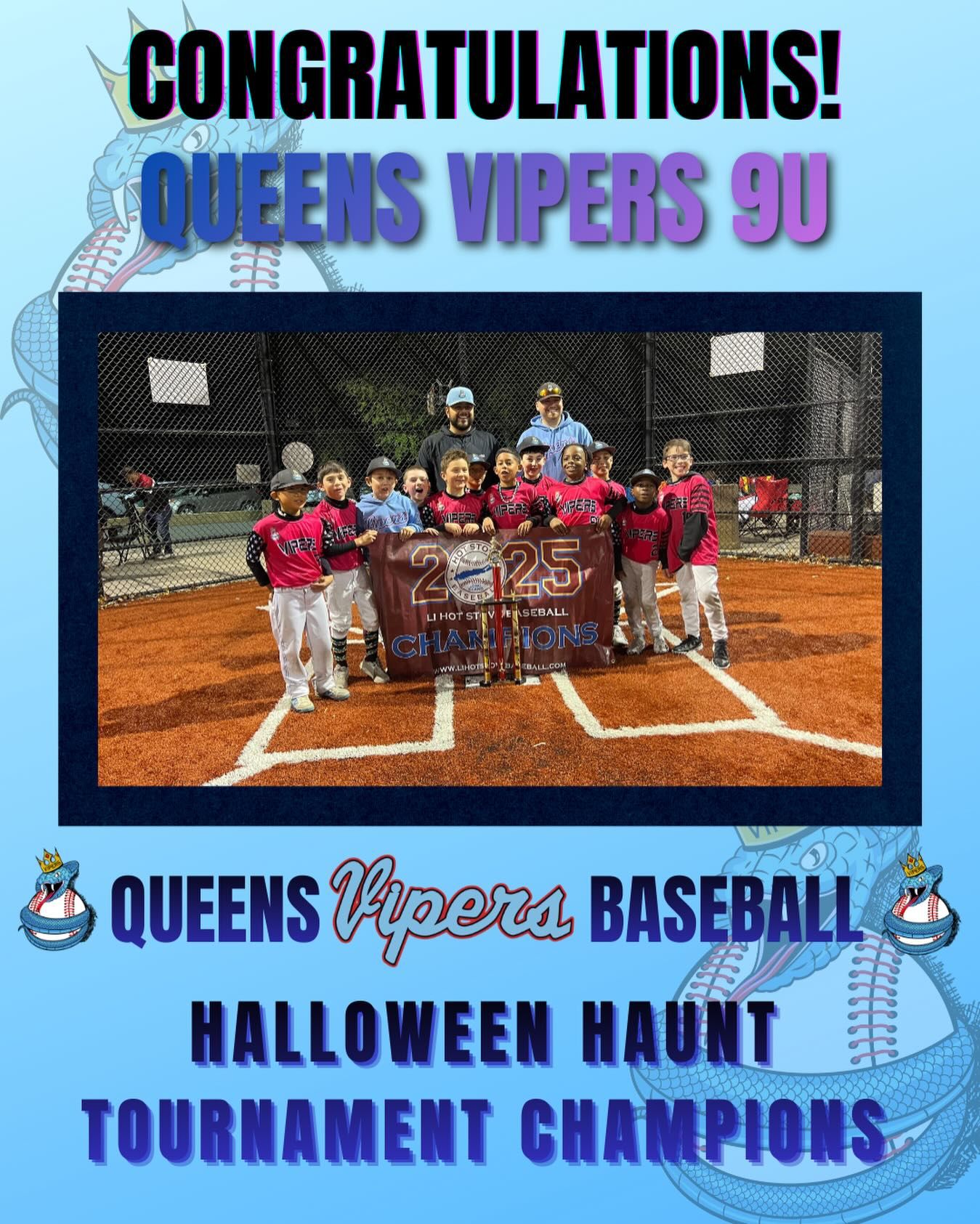 9U Squad Wins Halloween Tournament!